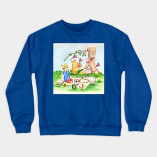 Winnie The Pooh Coronation Tea Party Crewneck Sweatshirt